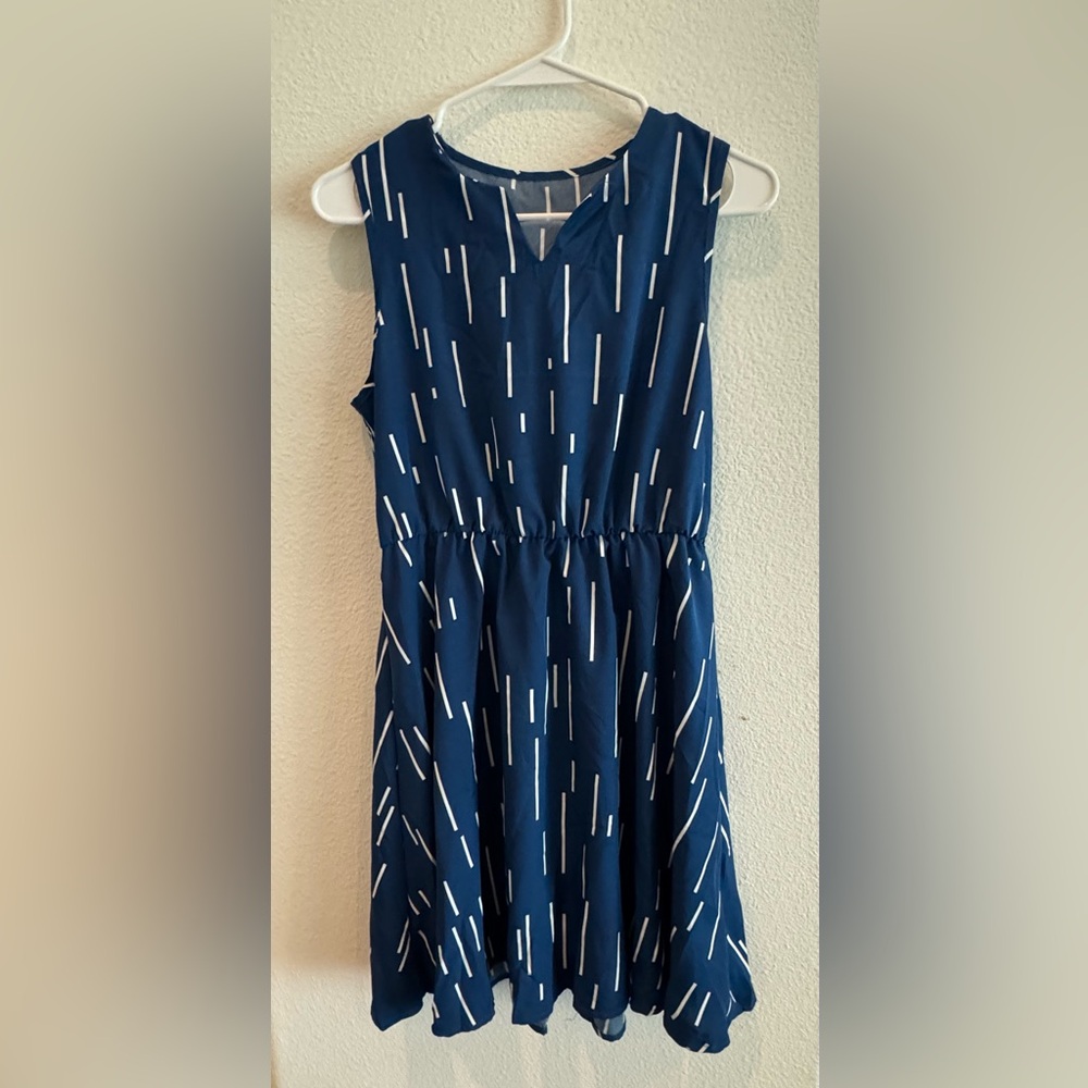 Navy blue dress